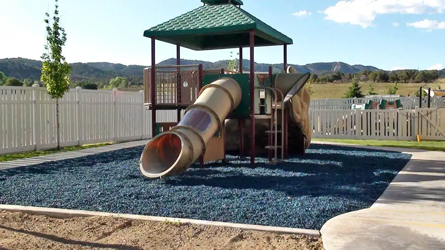 mulched playground near Durango